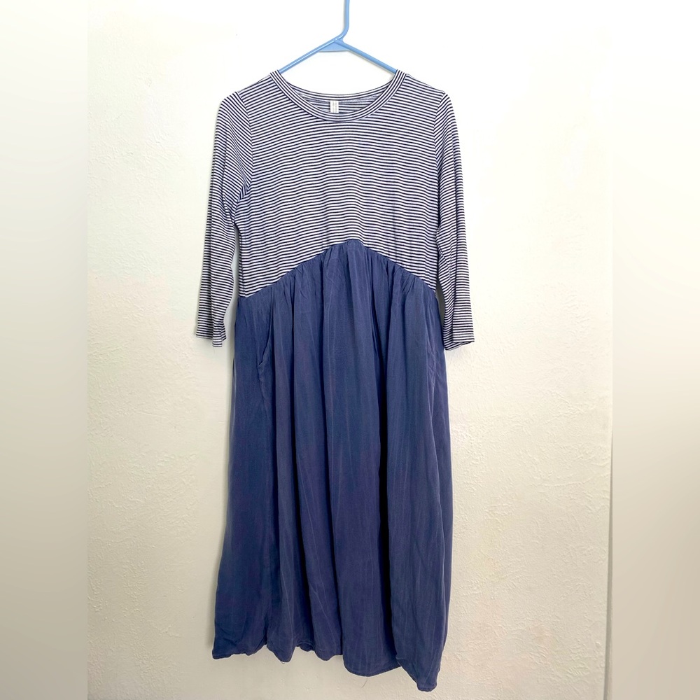 Flamingo Urban Striped Dress with Pockets
